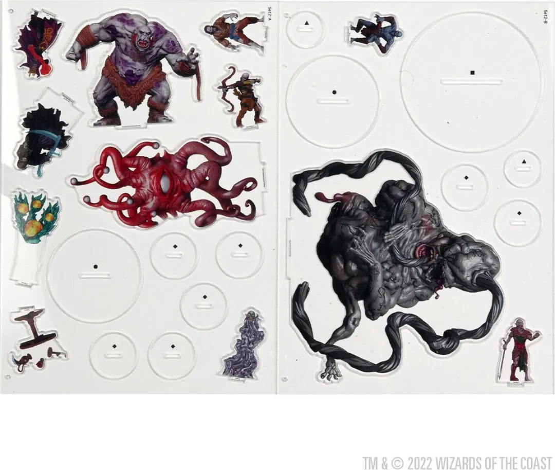 Wizkids D&D Idols of the Realms 2D Boneyard Set - 12 Stuks - Meerkleurig