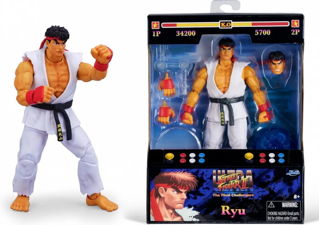 Jada Toys Street Fighter II Ryu 6