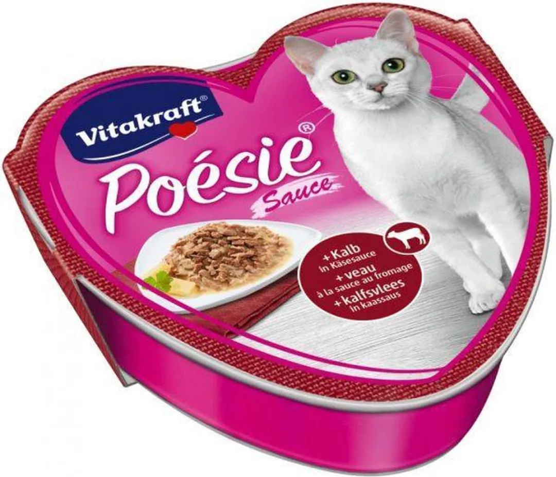 Vitakraft Poésie Creation Kalfsvlees & Kaassaus 85g