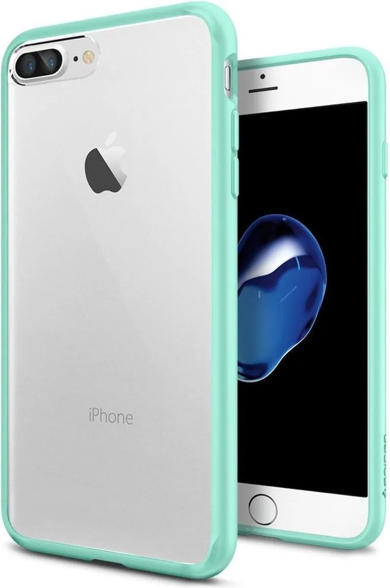 Spigen Ultra Hybrid iPhone 7/8 Plus Hoesje - Mint Green - 043CS20551