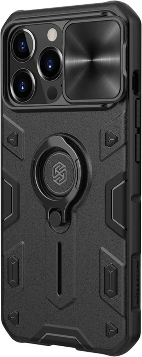 Nillkin CamShield Armor Hoesje iPhone 13 Pro - Zwart NILCSPRO32