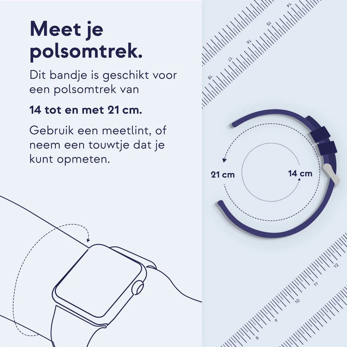 Apple Sport Band Apple Watch - 44/45/46/49mm Groen