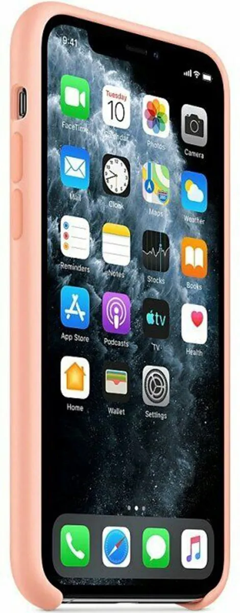 Apple iPhone 11 Pro Siliconen Hoesje Grapefruit Oranje