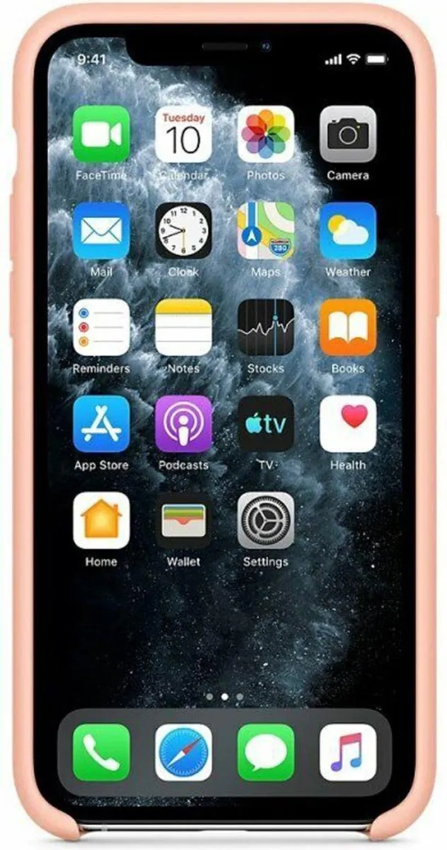 Apple iPhone 11 Pro Siliconen Hoesje Grapefruit Oranje