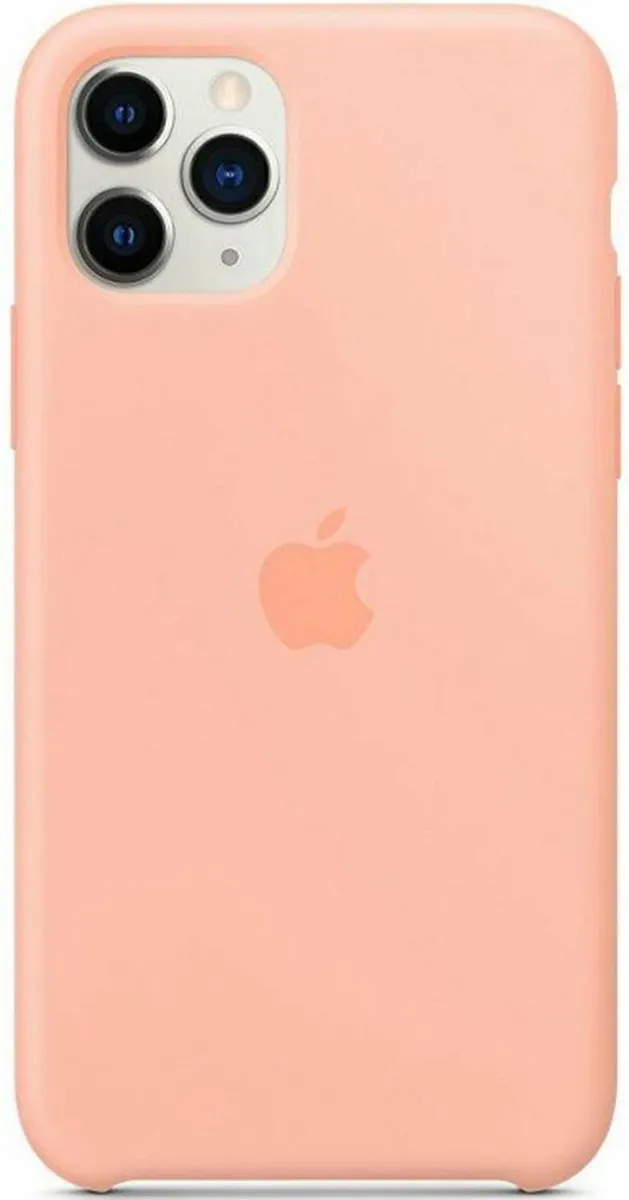 Apple iPhone 11 Pro Siliconen Hoesje Grapefruit Oranje