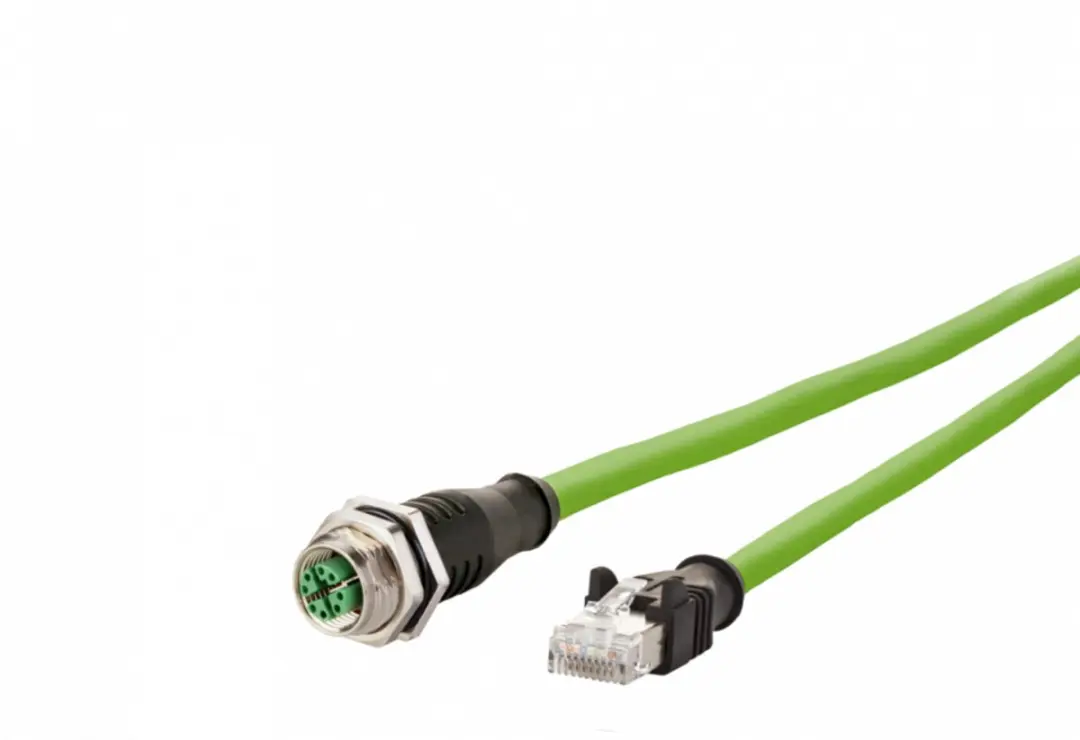 Metz Connect 142M2X25050 M12 Netwerkkabel CAT 6A