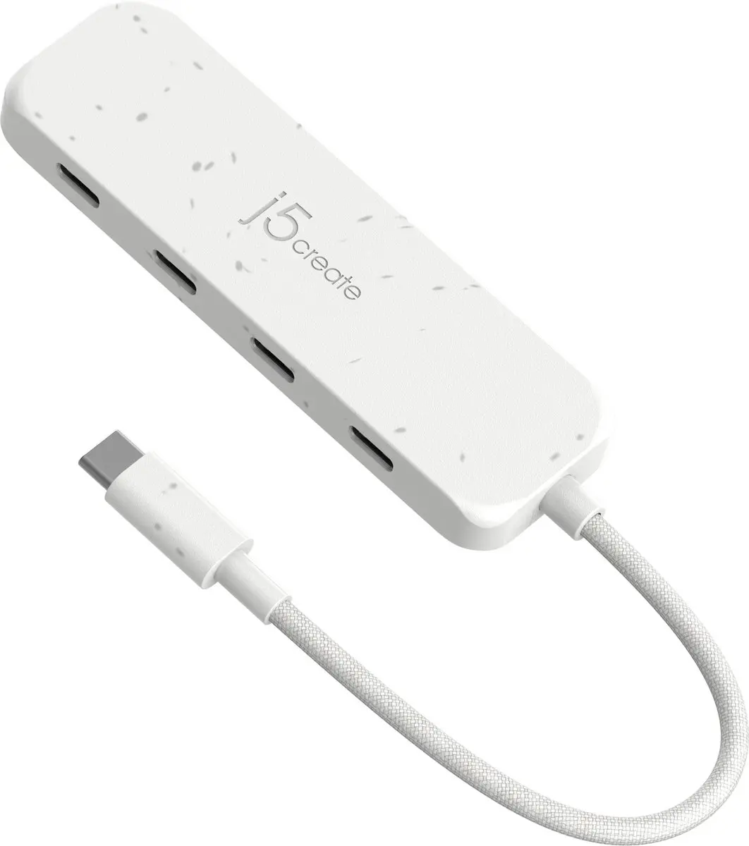 j5create JCH345EW-N USB-C Hub 4-Poorts