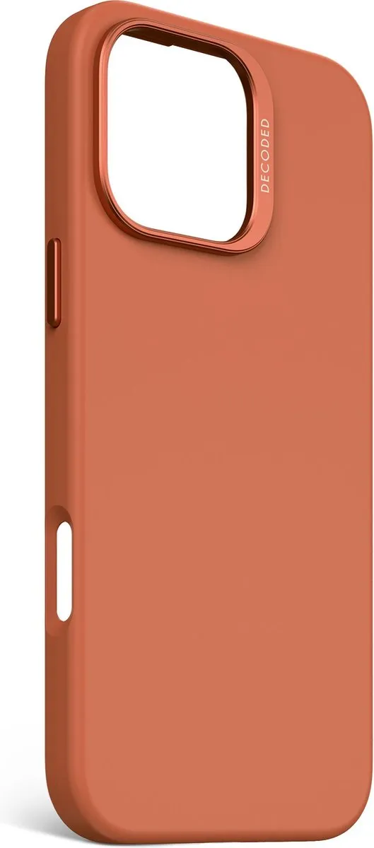 Decoded Siliconen Hoesje iPhone 16 Pro Max - Sand Stone Roze - Antibacterieel