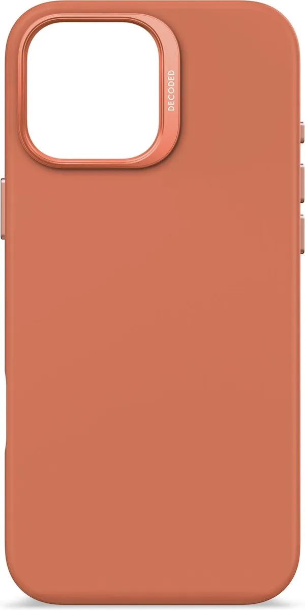 Decoded Siliconen Hoesje iPhone 16 Pro Max - Sand Stone Roze - Antibacterieel