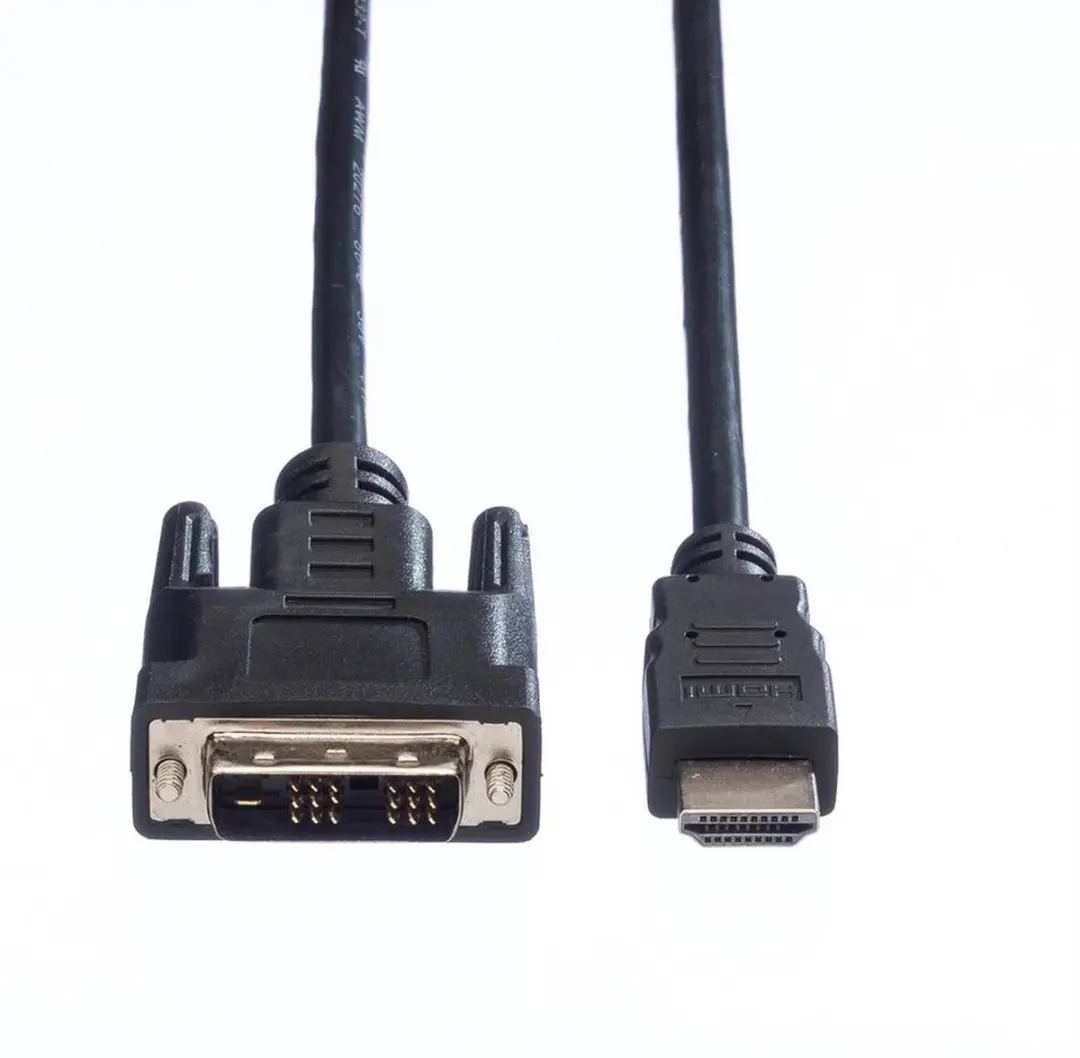Value 11.99.5519 DVI-HDMI Monitorkabel 1m - Zwart - afbeelding 2 van 6