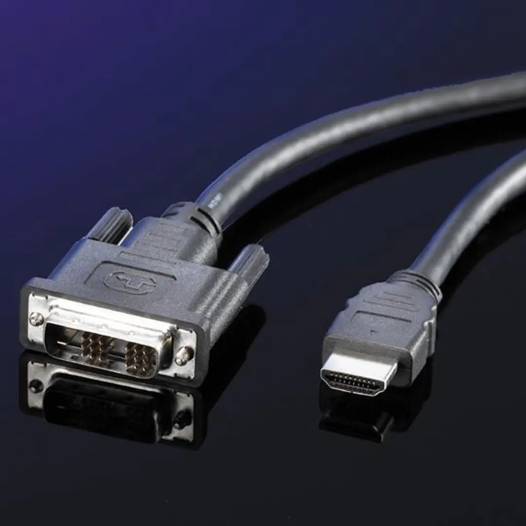 Value 11.99.5519 DVI-HDMI Monitorkabel 1m - Zwart - afbeelding 3 van 6