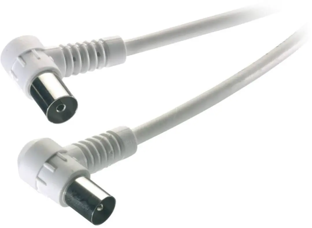 Vivanco VVANCABMF15090W Coax Antennekabel 1,5m