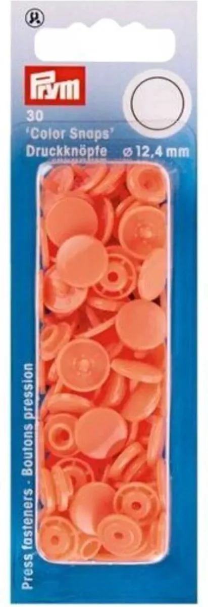Prym ColorSnaps Rond 12.4mm - 1 Stuk - Zalm Roze