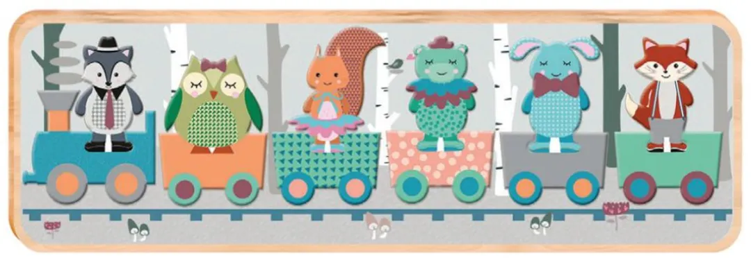 Barbo Toys 5986, Trein, 2 jaar, Meerkleurig