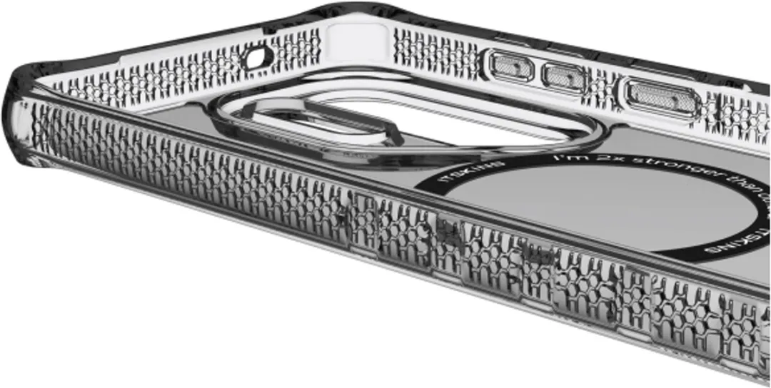 ITSKINS Hoesje Samsung Galaxy S26 Ultra MagSafe Level 2 HybridMagClear - Zwart
