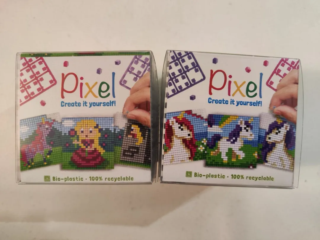 Pixelhobby Pixel Set Kubus Prinsen/Eenhoorn