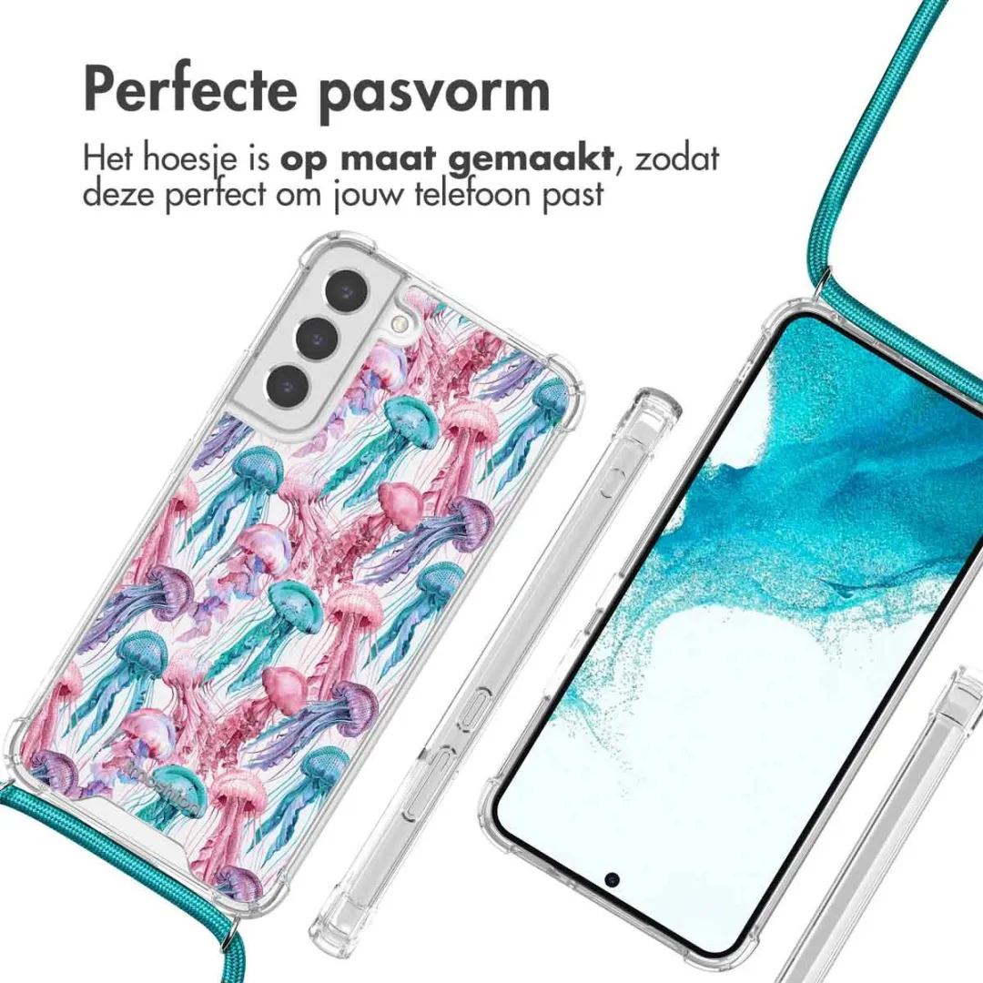 Imoshion Galaxy S22 Plus Hoesje - Jellyfish Watercolor