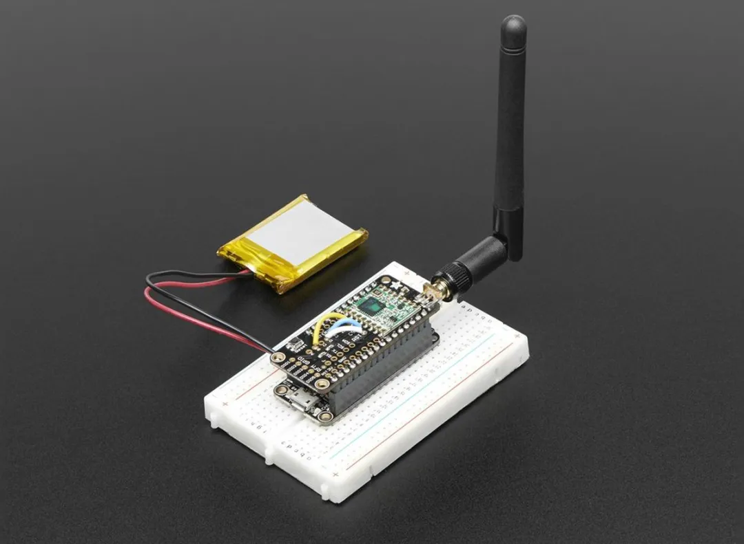 Adafruit LoRa Radio FeatherWing RFM95W 433MHz - Meerkleurig