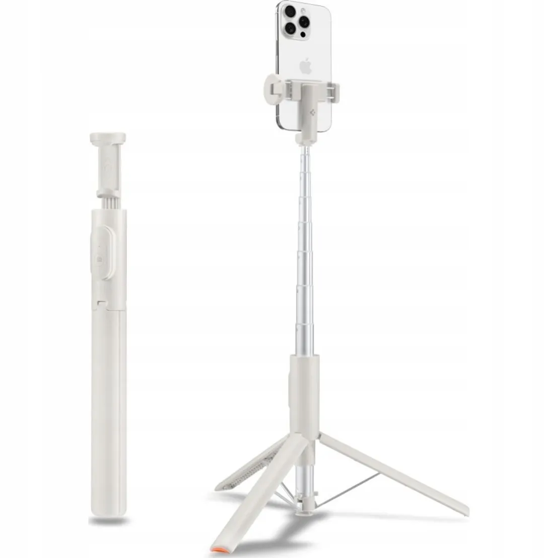 Spigen S541W Selfie Stick-statief - Bluetooth - Beige