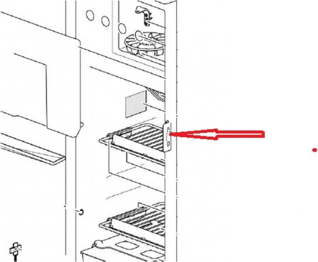 Thetford N3080/N3141/N3142/N4141/N4142 SR Shelf Food Retainer
