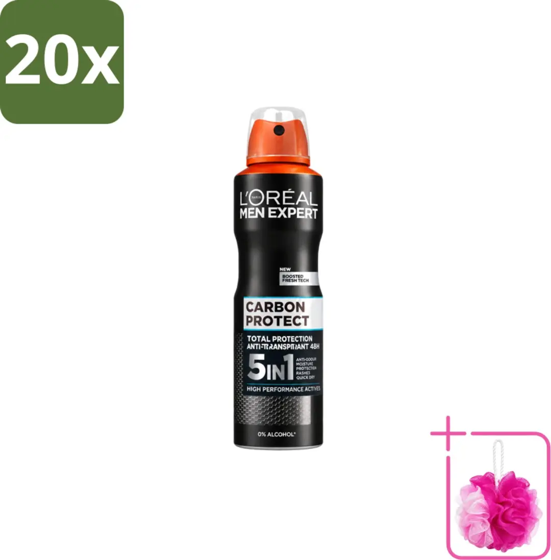 20 x L'Oréal Men Expert Carbon Protect 5-in-1
