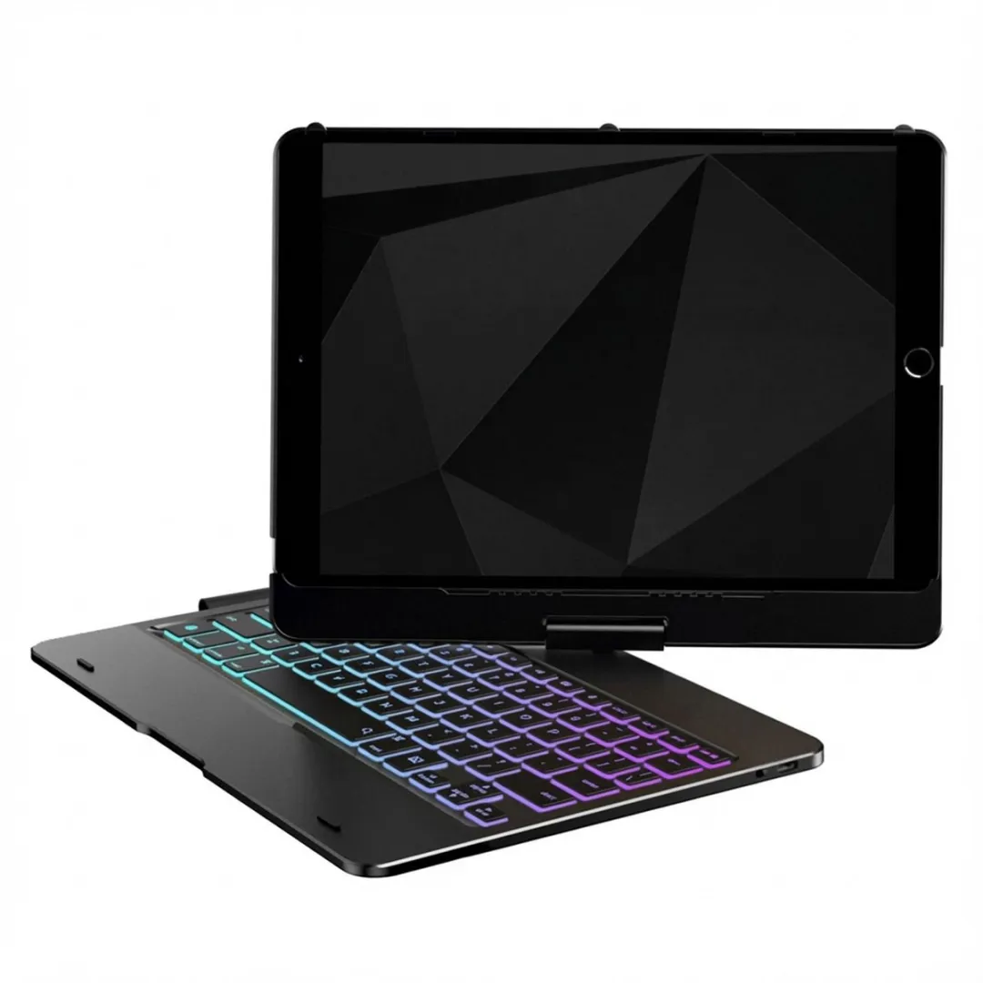 Accezz 360 Slim Keyboard Bookcase SH00063994 - iPad 10.2" - Zwart