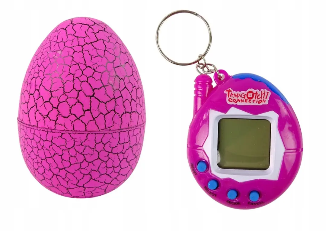 Lean Toys Tamagotchi Virtueel Huisdier - Roze Ei - afbeelding 2 van 4