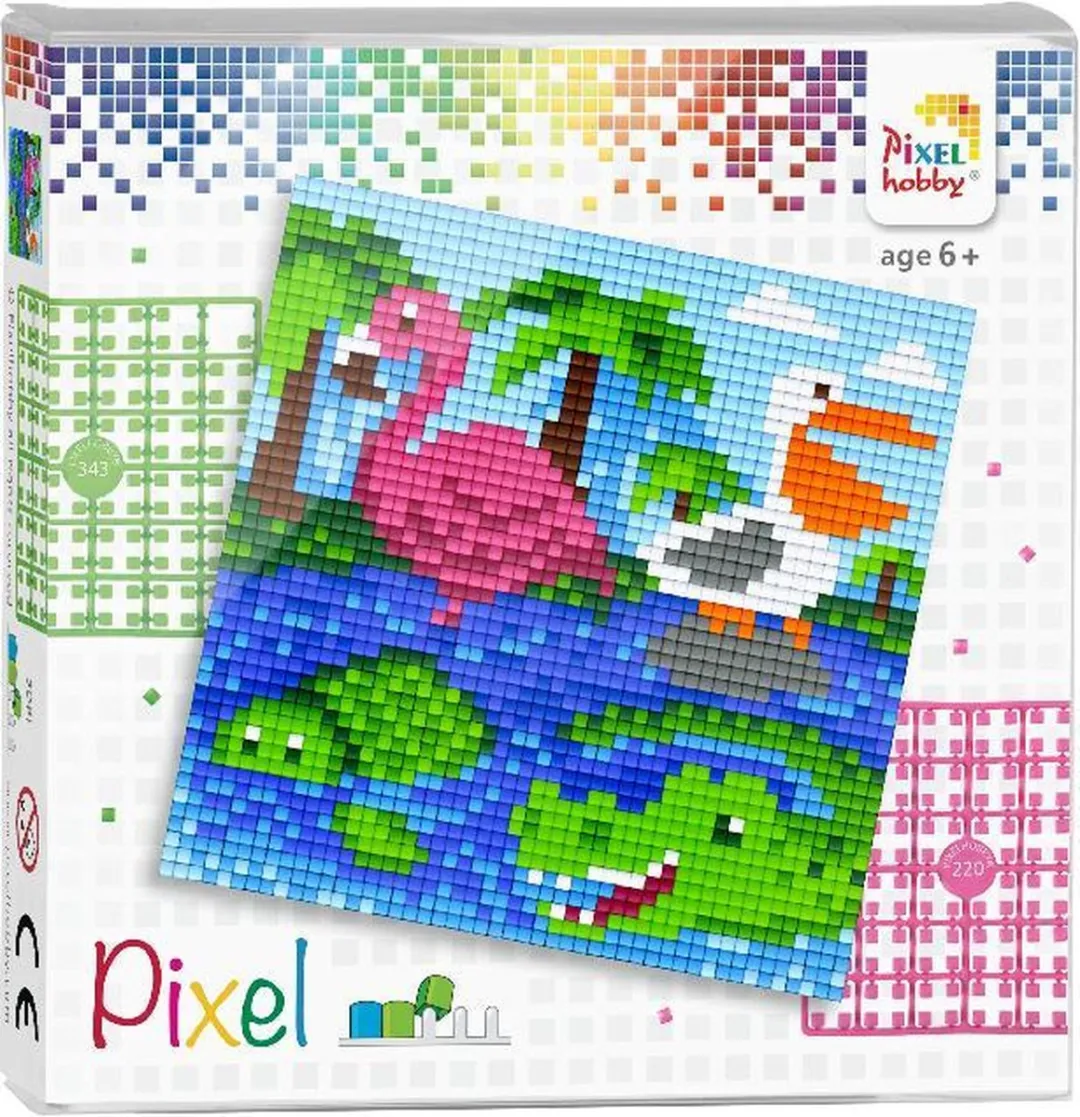 Pixelhobby Pixel Set Dieren aan het water