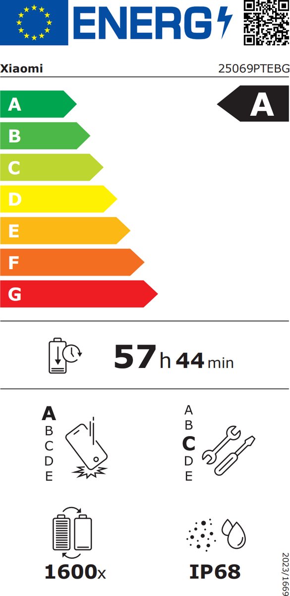 Xiaomi 15T - 12GB/256GB - 6.83 '' - Grijs