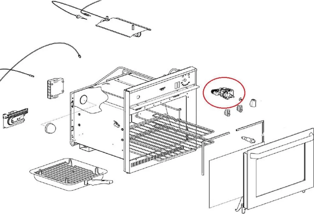Thetford Oven/Grill Gasregelaar Duplex