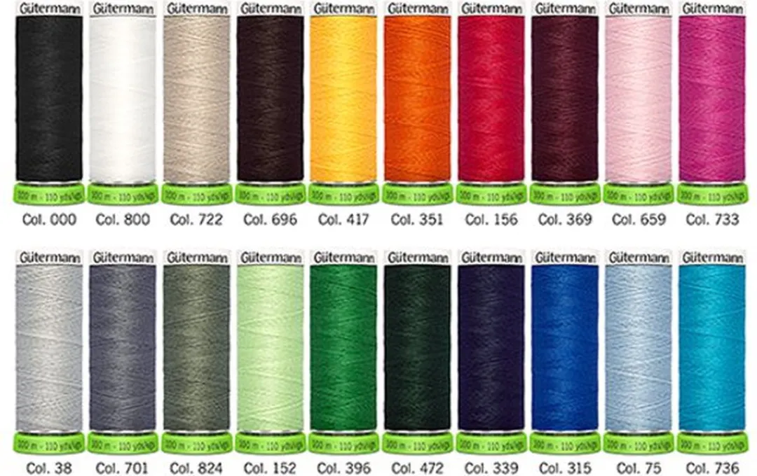 Gutermann Allesnaaigaren rPET 100m - 20 Stuks - 12 Kleuren