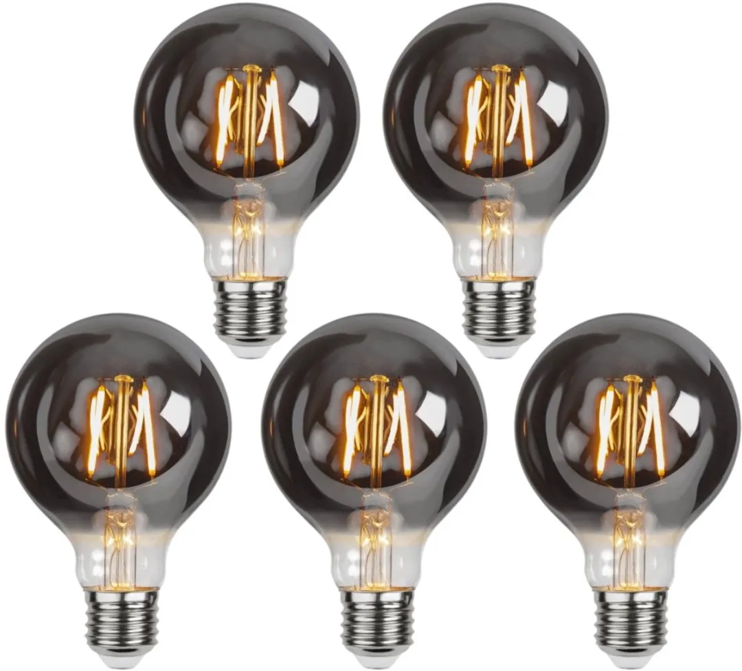 Star Trading Globelamp G80 E27 1.8W Super Warm Wit - 5 Stuks