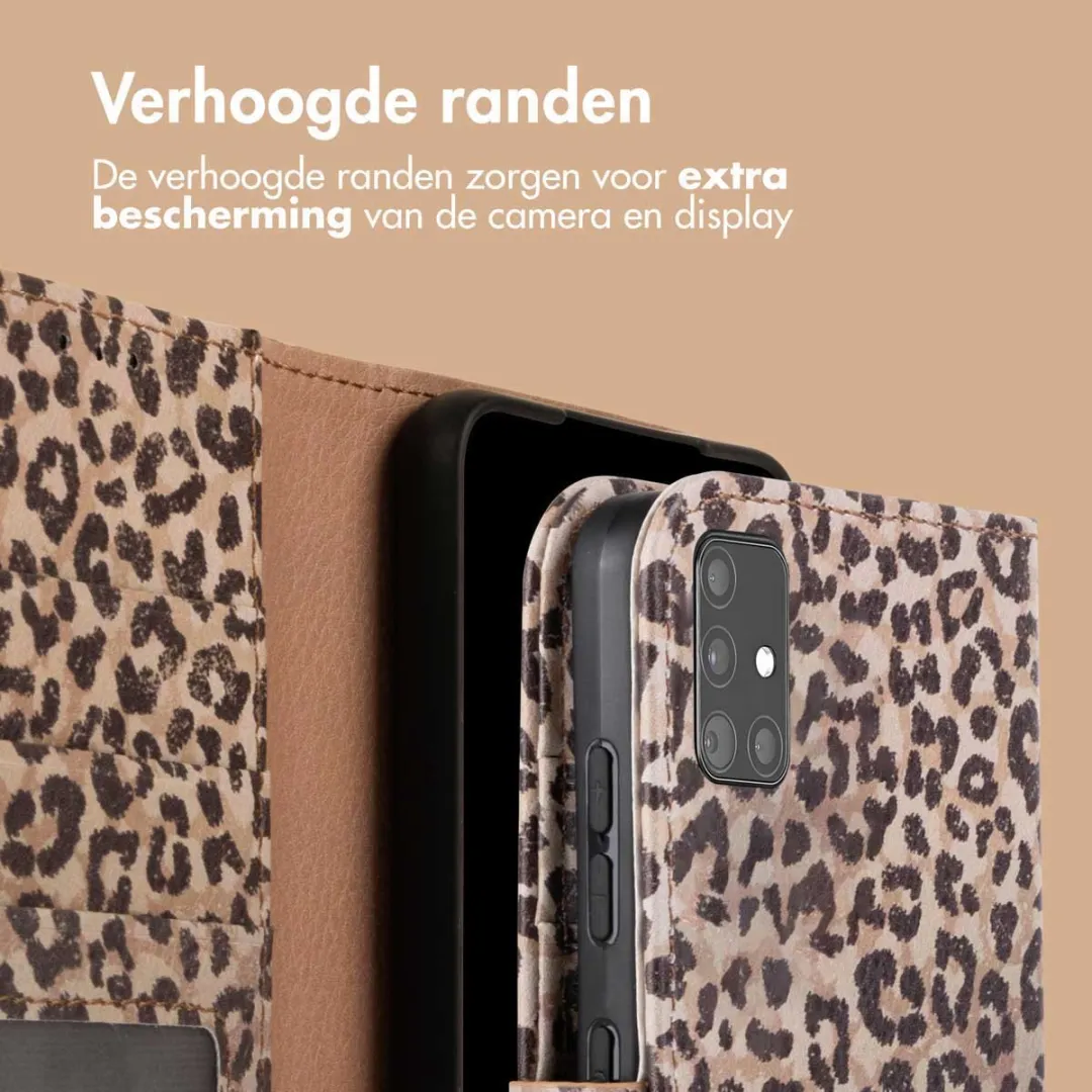 Imoshion Hoesje Samsung Galaxy A51 - Leopard Mood - 3 Pasjes