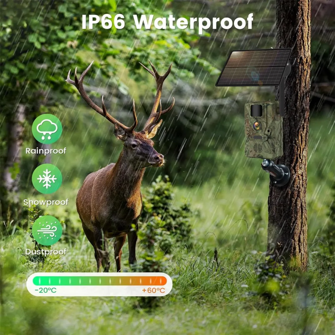 NÖRDIC 4G Wildcamera CAM-57M - 3MP FHD - 32GB - Groen
