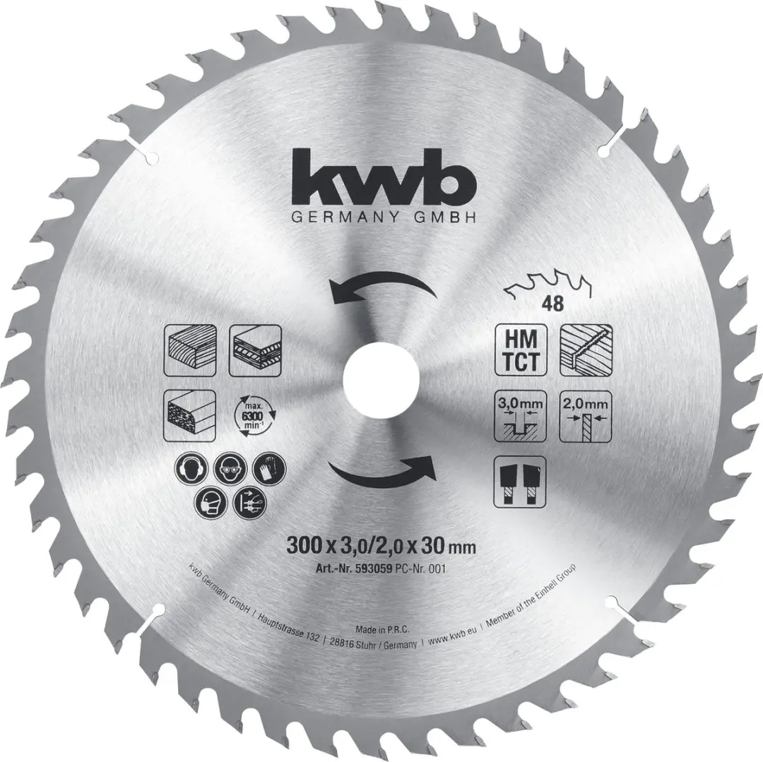 KWB Cirkelzaagblad 300x30 mm