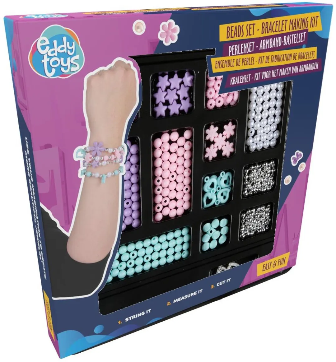 Eddy Toys Armband Maakset - 4000 Stuks Meerkleurig