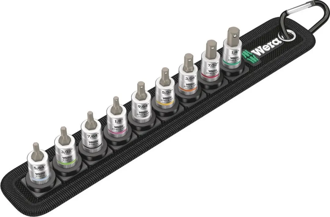 Wera Belt A Imperial 1 Bitdoppenset