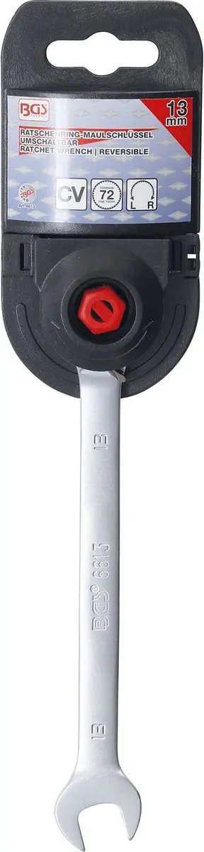 BGS Ratelringsteeksleutel omkeerbaar 13mm - afbeelding 2 van 3