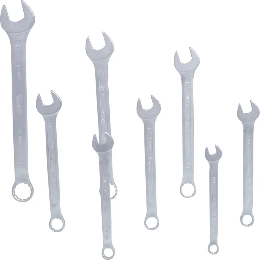 KS Tools 8-delige Combinatiesleutelset 8-22 mm staal