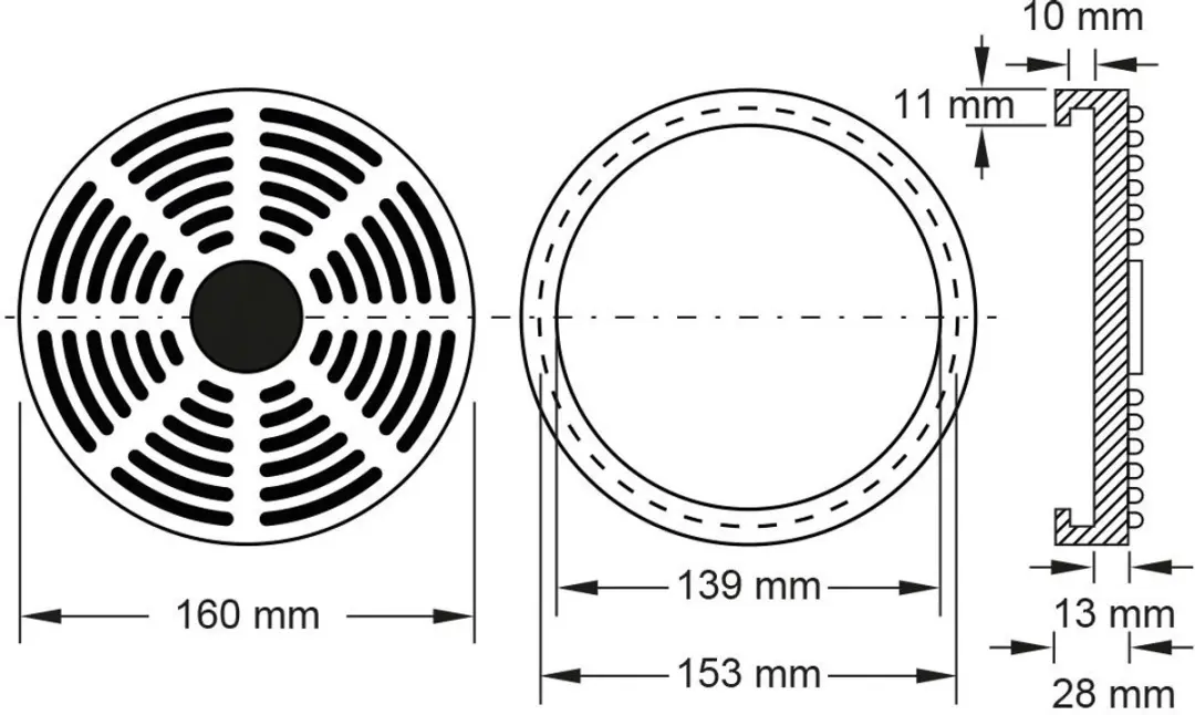 KS TOOLS Rubberen schijf 19 voor Intertech liften Ø 160 mm