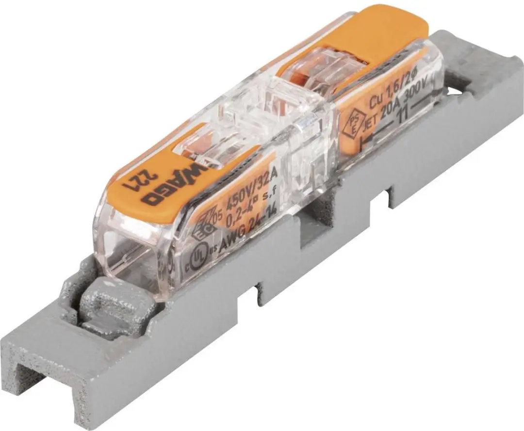 WAGO 221-2523 Bevestigingsadapter - 5x - afbeelding 2 van 3