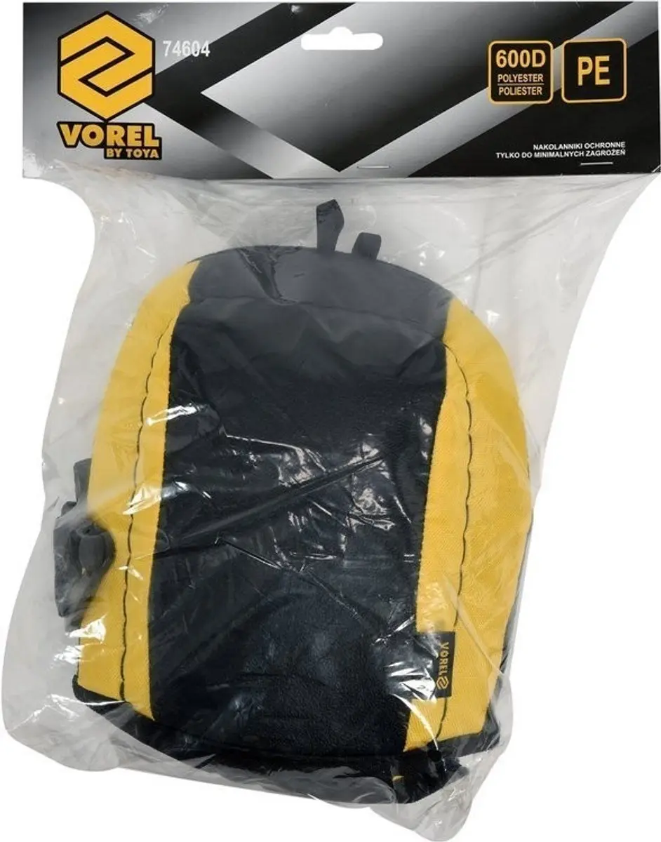 Vorel Double Soft Kniebeschermers - Geel/Zwart - afbeelding 2 van 3