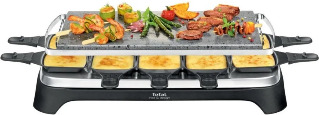 Tefal Inox & Design PR457B12 Steengrill 1350W