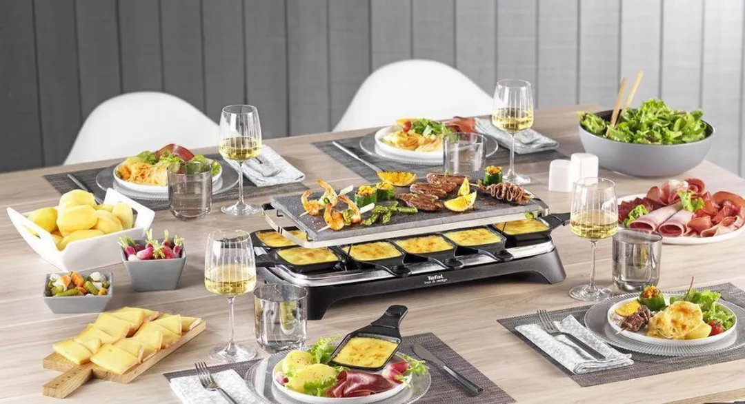 Tefal Inox & Design PR457B12 Steengrill 1350W - 8 Personen