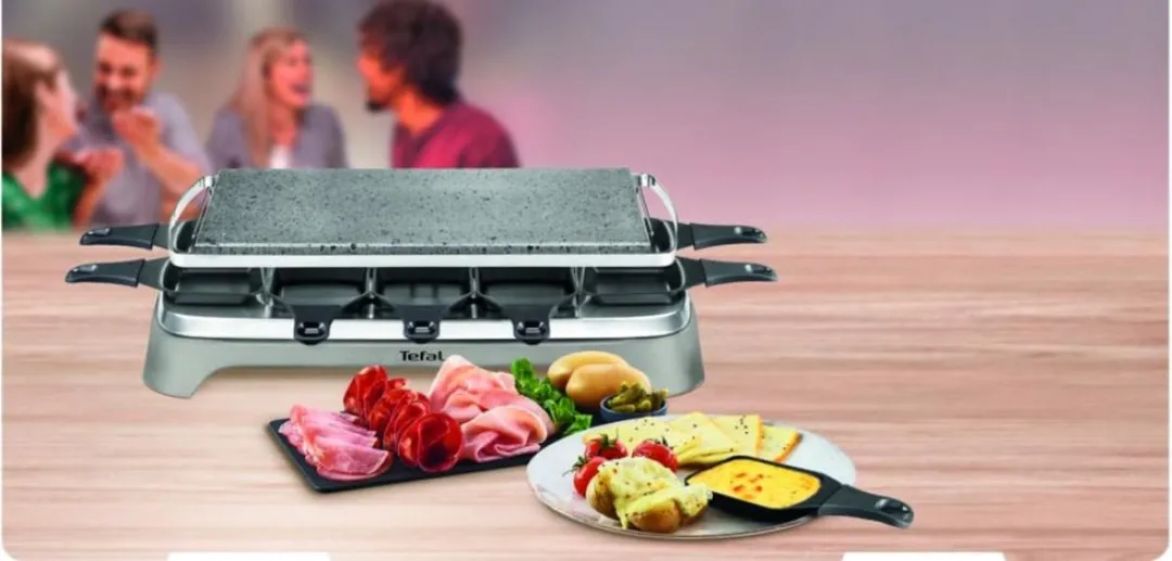 Tefal Inox & Design PR457B12 Steengrill 1350W - 8 Personen