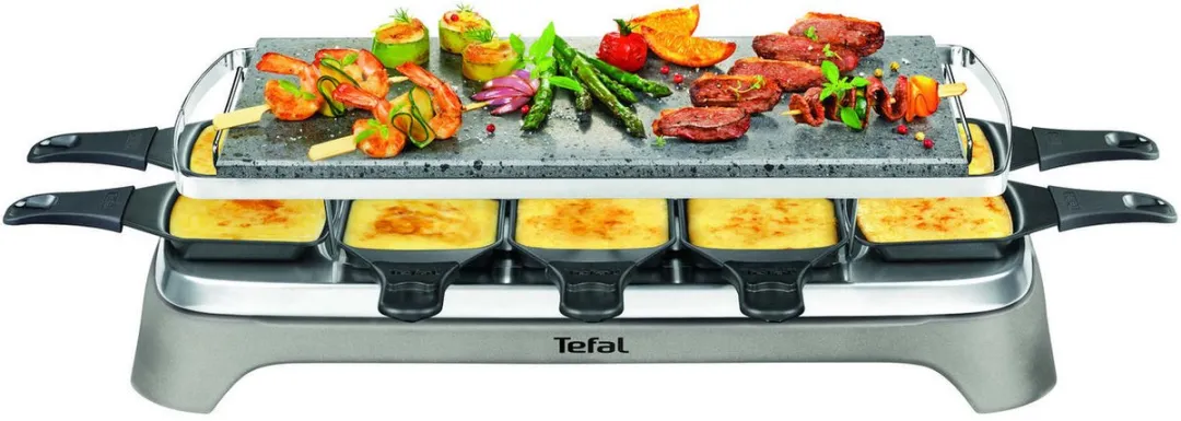 Tefal Inox & Design PR457B12 Steengrill 1350W - 8 Personen