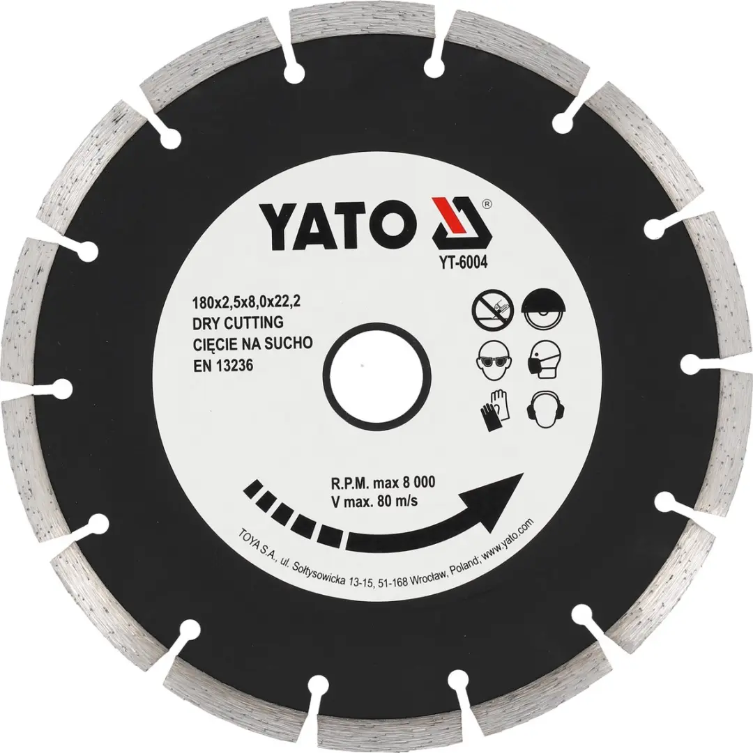 YATO Gelaserde Diamantschijf