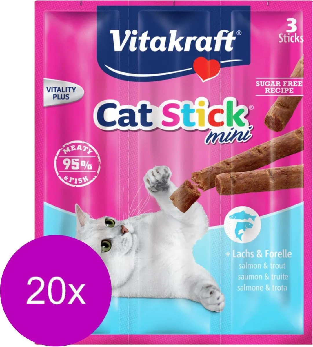 Vitakraft Cat-Sticks Mini Zalm & Forel