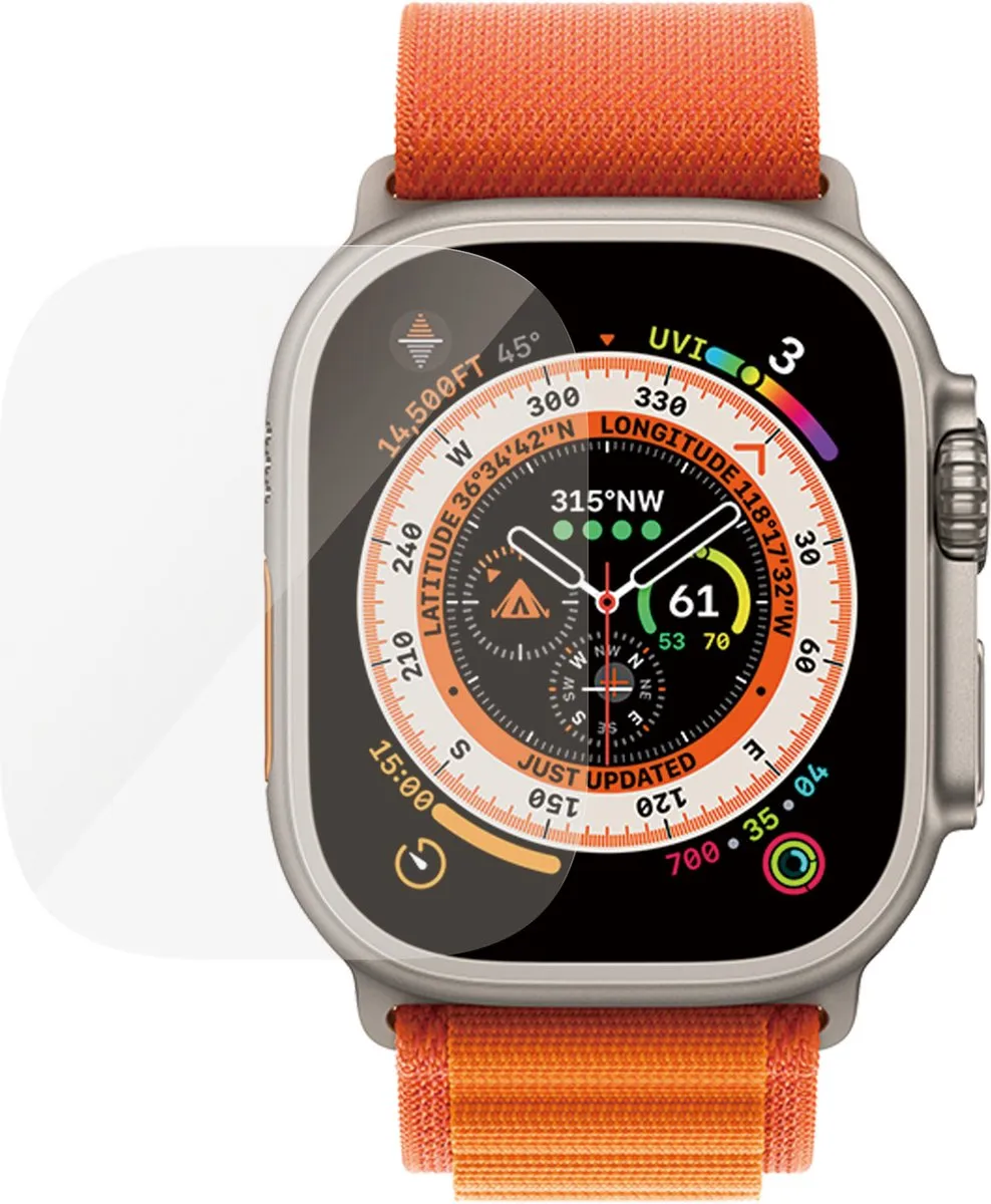 PanzerGlass Apple Watch Ultra 49mm Screenprotector - Transparant