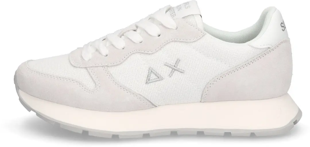 Sun68 Ally Glitter Dames Sneakers - Lichtgrijs - afbeelding 2 van 6